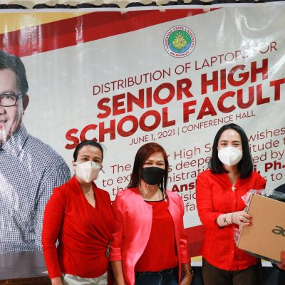 MSU-Gensan provides laptops for SHS Faculty and Staff