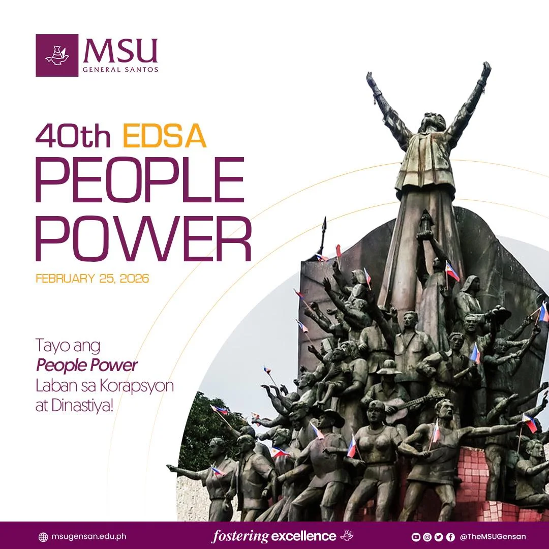 40th EDSA People Power Revolution - Mindanao State University - General ...