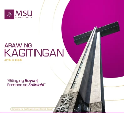 MSU-GenSan joins the nation in commemorating the 84th Araw ng Kagitingan