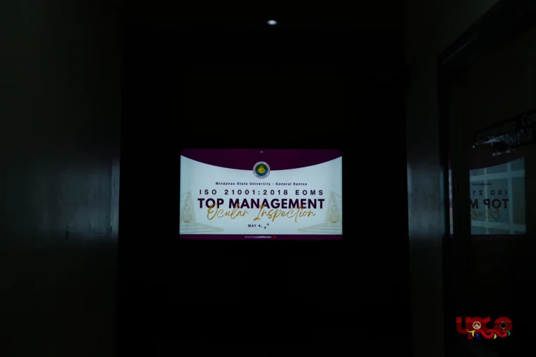 MSU-GenSan conducts ISO Top Management Ocular Visit in preparation for Stage 2 Audit