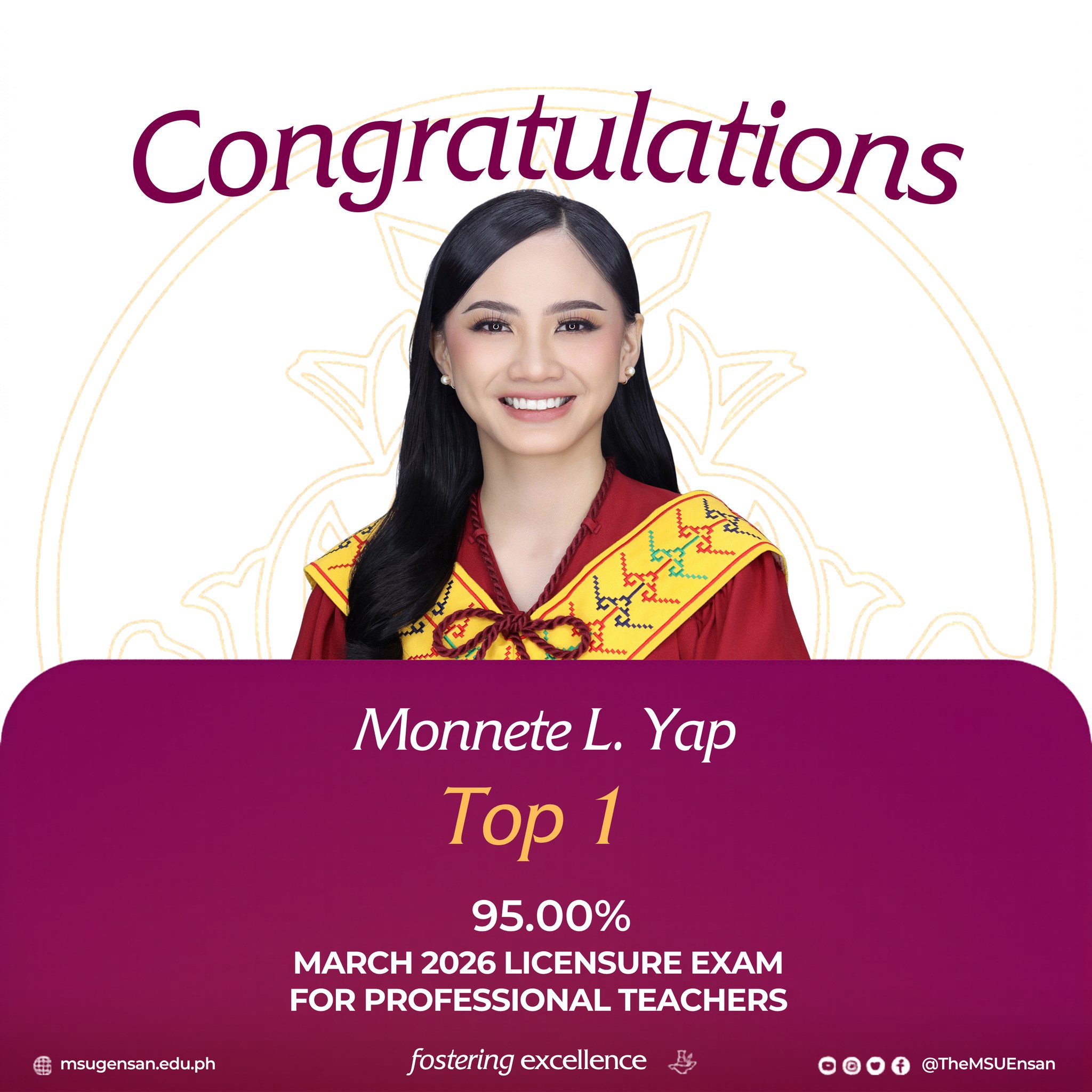 MSU-GenSan produces Record-Breaking 32 Topnotchers in the March 2026 LET