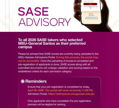 SASE Advisory