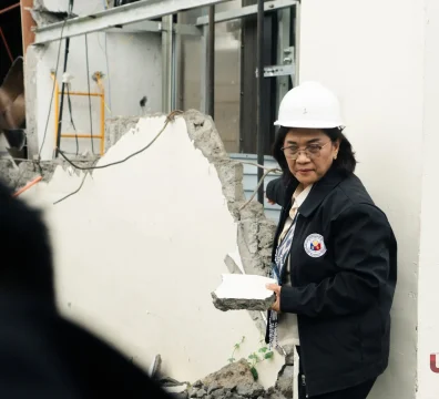 CHED Chairperson Shirley Agrupis Inspects Earthquake-Affected Facilities at MSU-General Santos