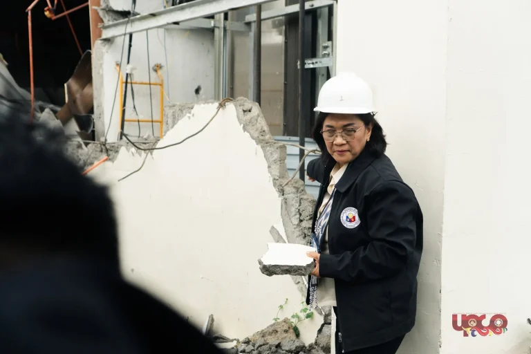 CHED Chairperson Shirley Agrupis Inspects Earthquake-Affected Facilities at MSU-General Santos