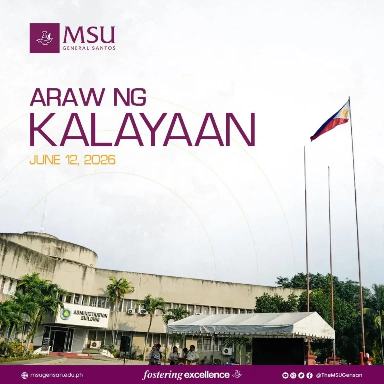 MSU-GenSan joins the nation in commemorating Philippine Independence Day 2026