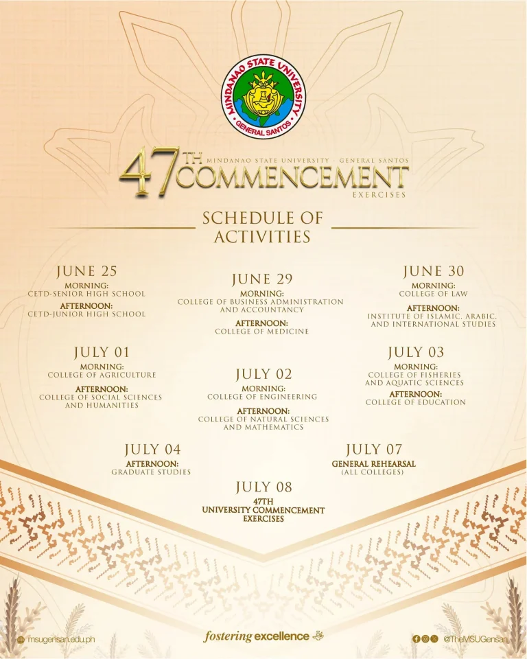 47th Commencement exercises